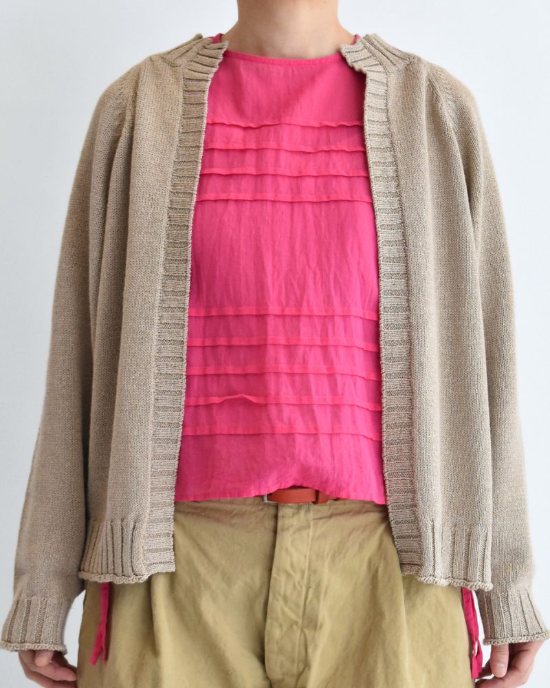 ラグランスリーブカーディガン Beige