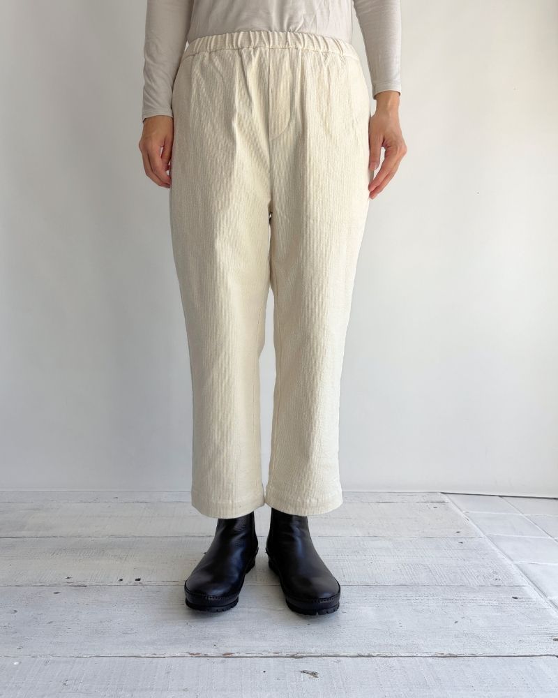 11WALE CORDUROY EASY TAPERED PANTS OffWhite