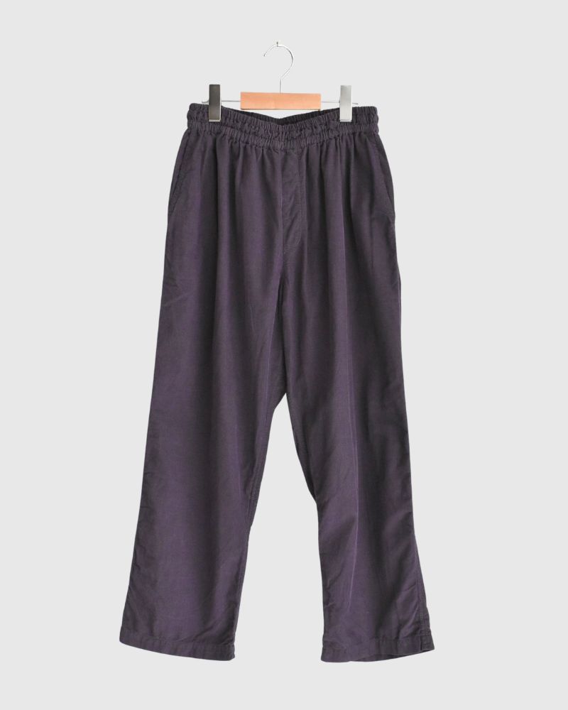 26 WALES CORDUROY OVERDYE EASY PANTS Purple