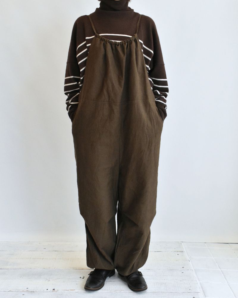 【予約】 F/W LA 516 オーディナリーモールスキンサロペット（9月末 - 10月初旬）