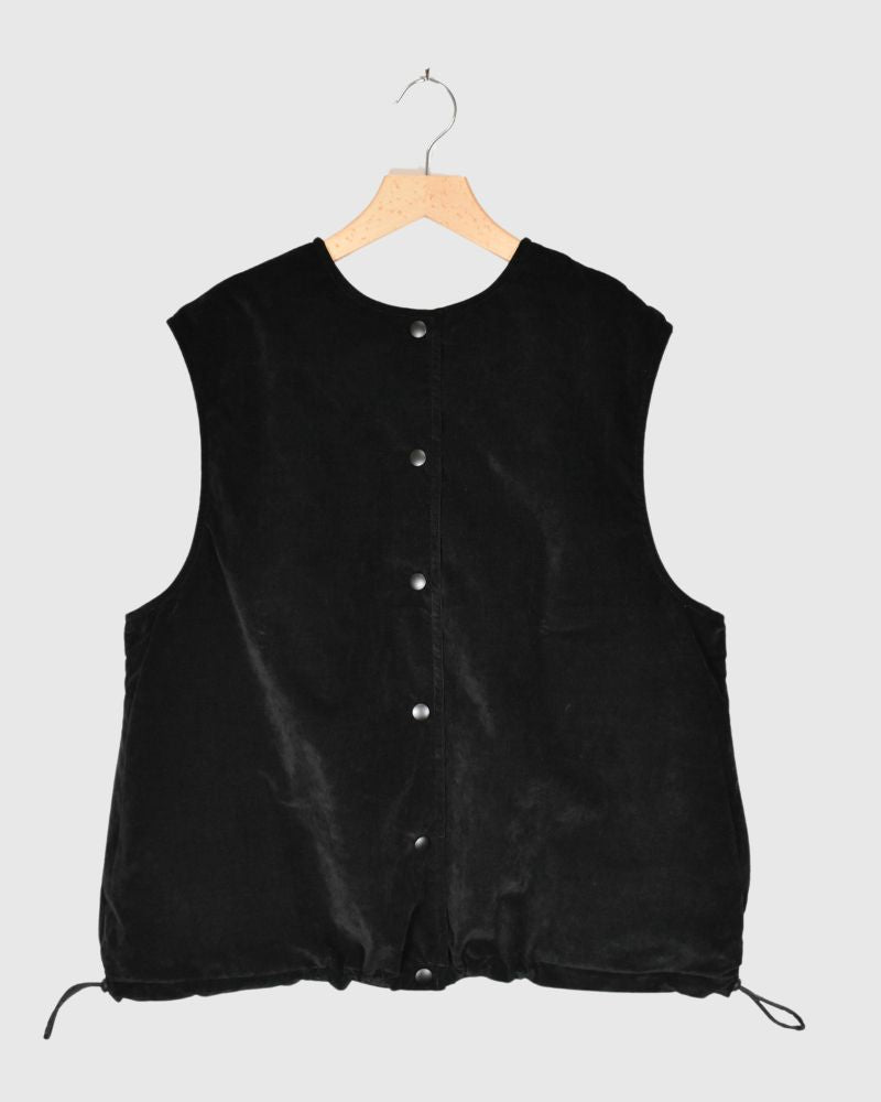 REVERSIBLE MOUNTAINEER VEST VintageBlack