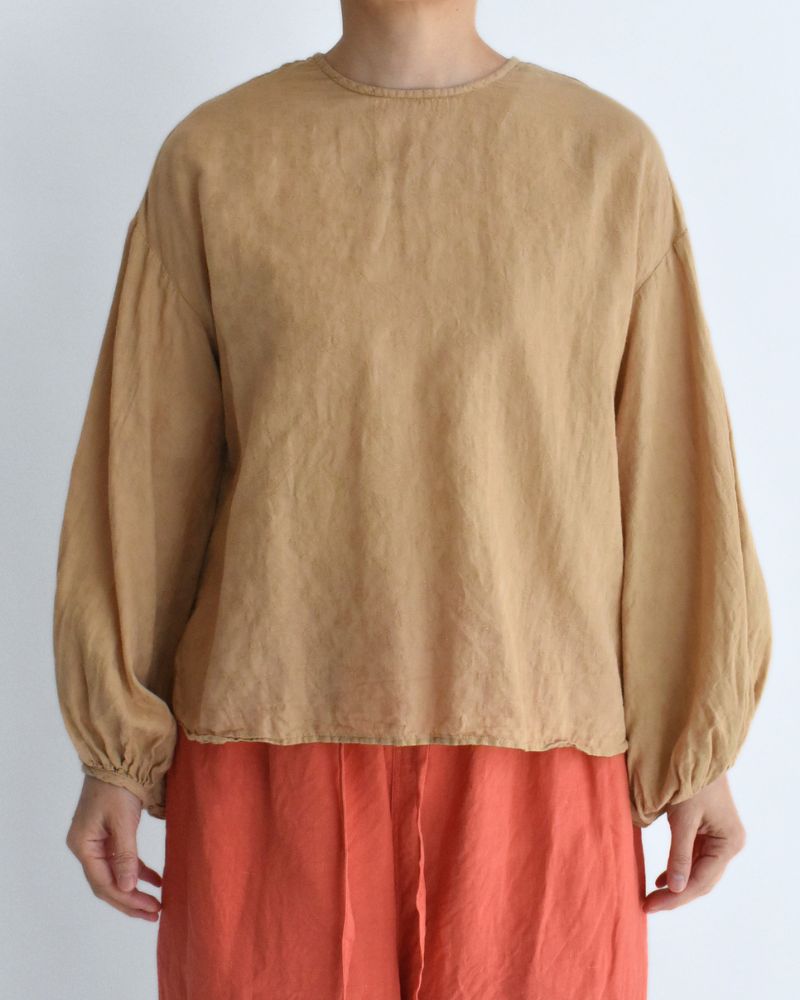 アンティークローズジャカードモダニストブラウス AntiqueBeige