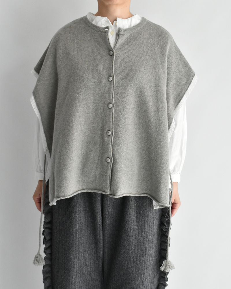 【予約】 F/W G 1235 ソニアリバーレースニットベスト（10月初旬 - 10月中旬）