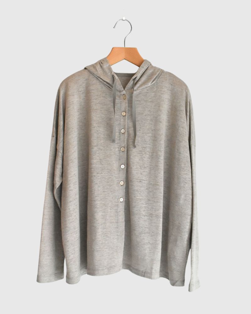フードカーディガン（LINEN） Natura
