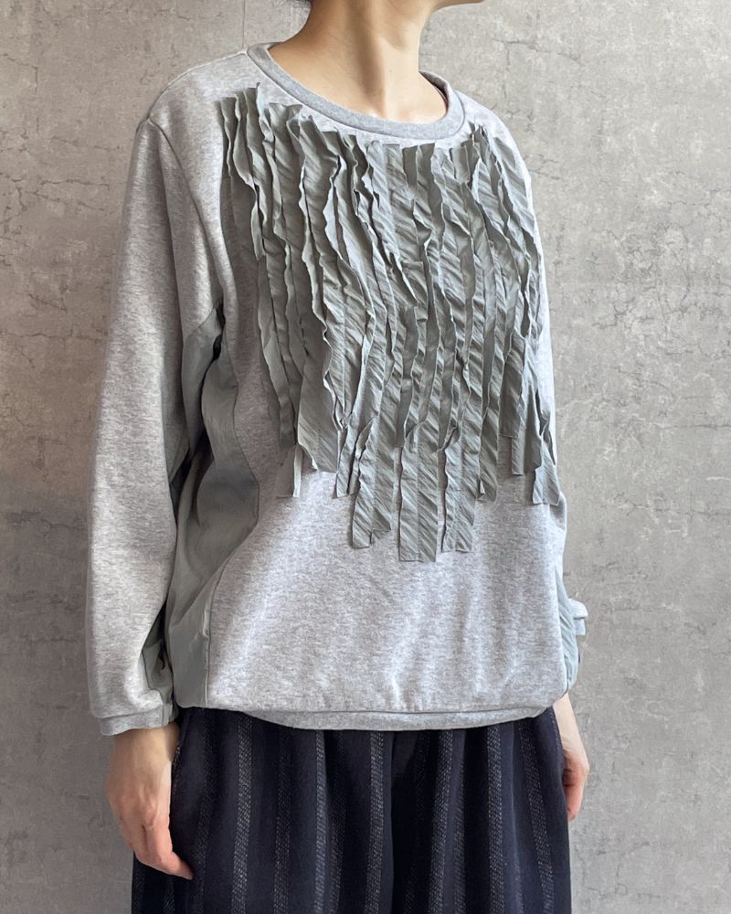 【予約】A/W 8T014 スラッシュスウェットプルオーバー（10月）