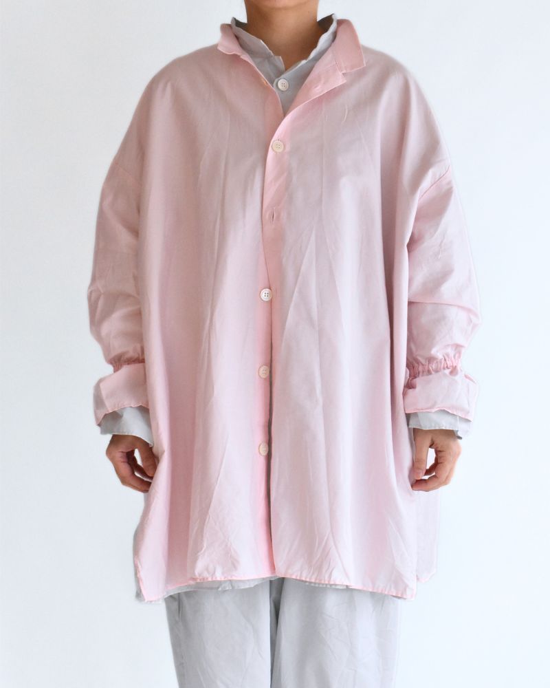 カフスフリル オーバーシャツ Pink