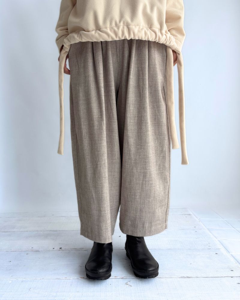 ルーズシルエットイージーパンツ 'PESH TR' LightBeige