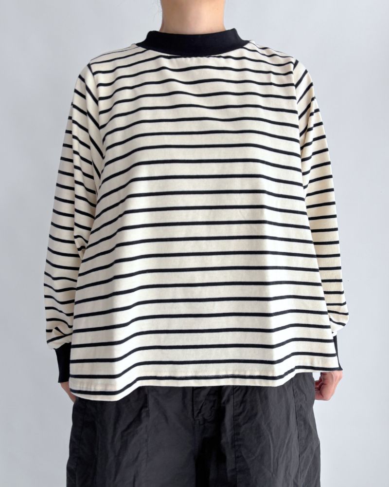 WIDE FLARED BOARDER TOPS 'ANDI' Off