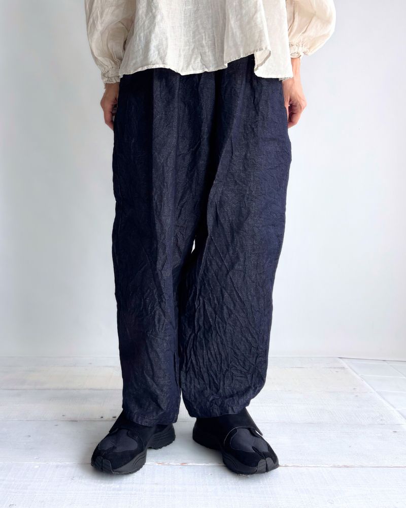ライトデニムスローパンツ Indigo