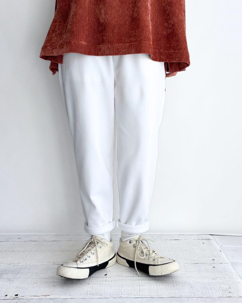 裏起毛ポンチジョッパーズトラウザー 'RUNKY' White