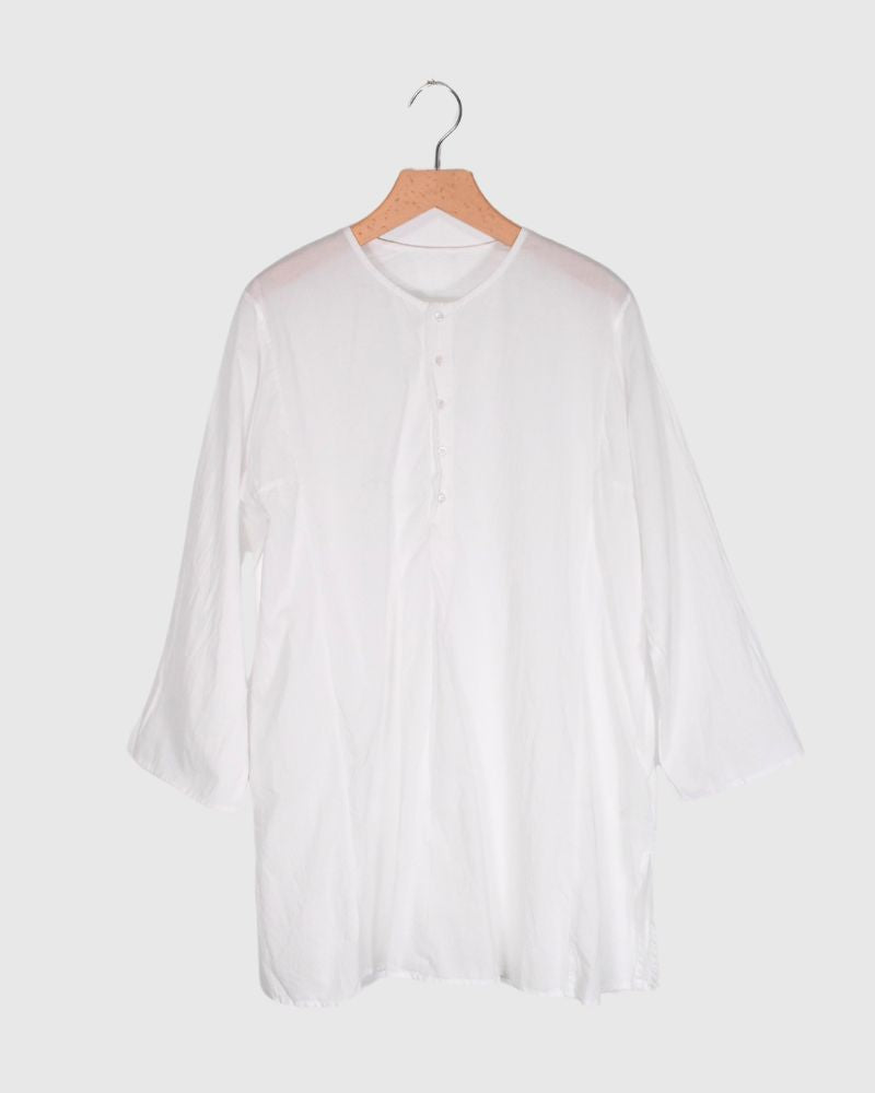 サイドスウィッチングシャツ White