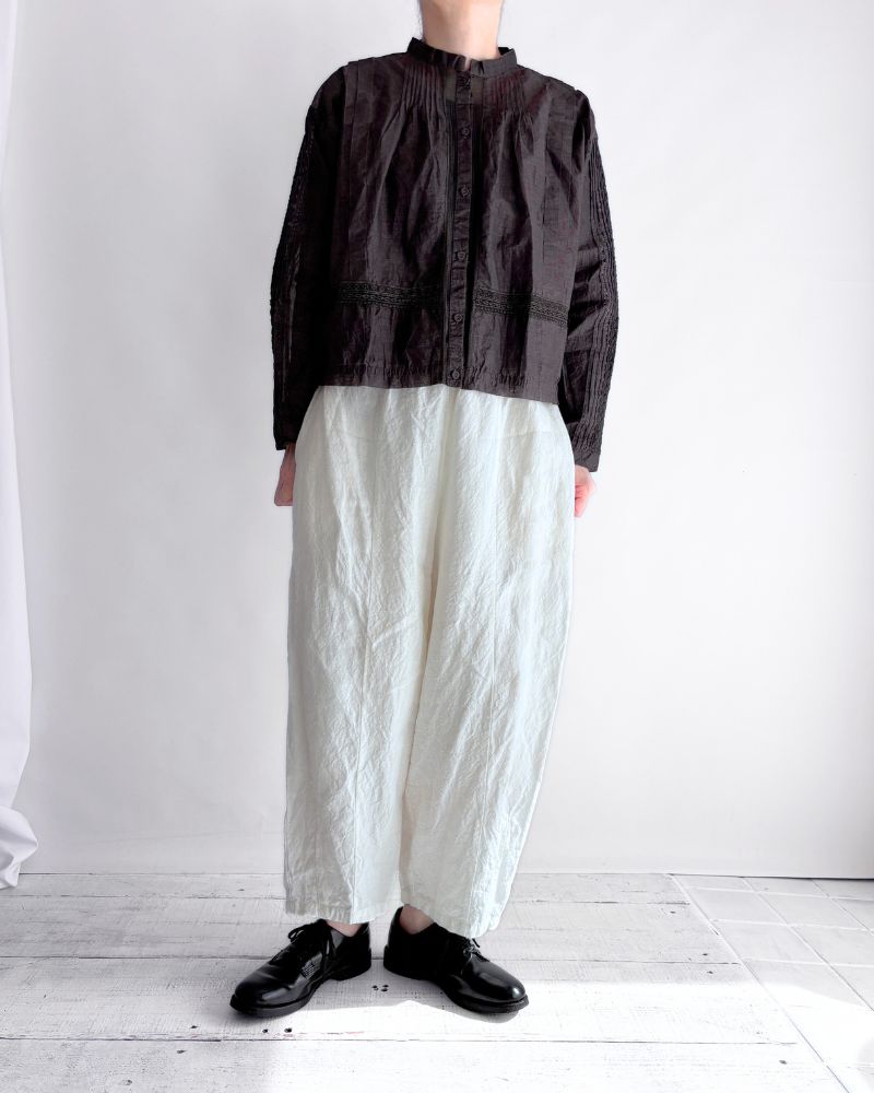 【予約】MS/F G1184 40/リネン チャーリーパンツ（6月初旬 - 6月中旬）