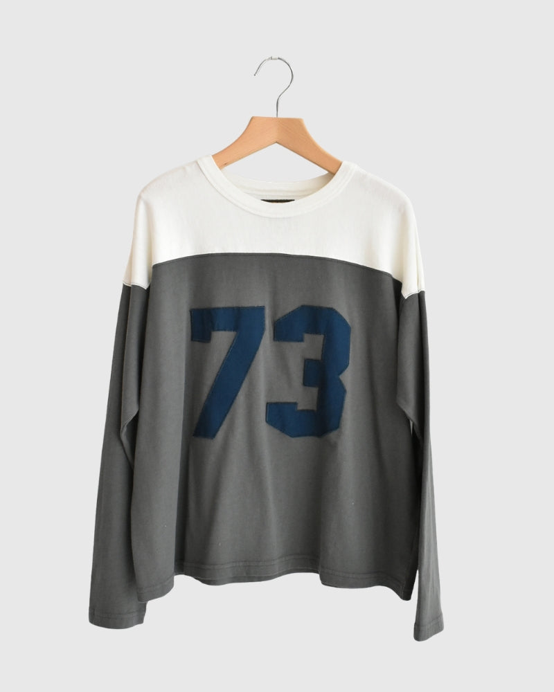ナンバリング ワイドTシャツ Gray