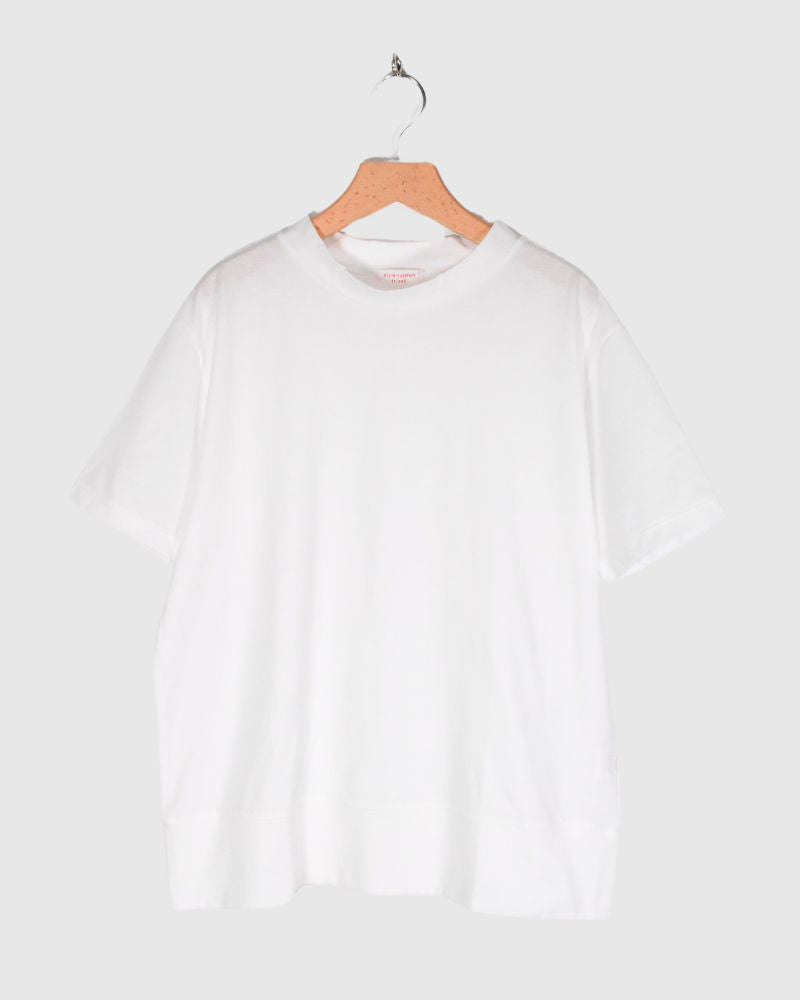 強撚度詰天竺 Tシャツ White