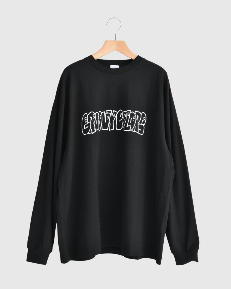 グラフィックロゴ ロングスリーブTee (MENS) Black