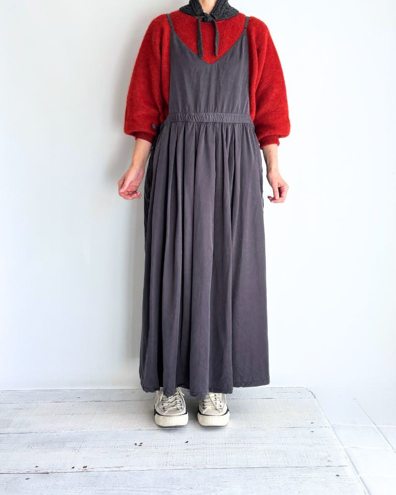 キュリアスキャミソールワンピース Charcoal