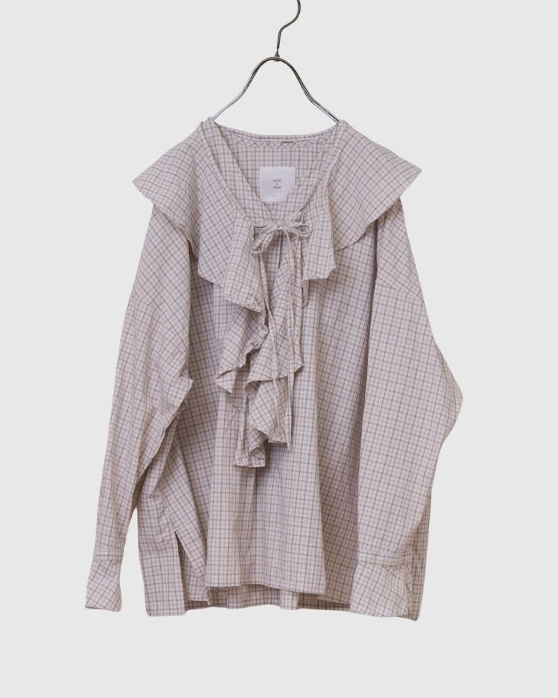 【予約】 F/W RS 011 2Wayフリルカラーブラウス（9月初旬 - 9月中旬）