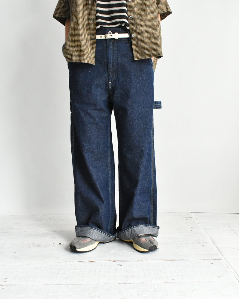 ライトオンスデニム ペインタ―ドロシーパンツ Navy