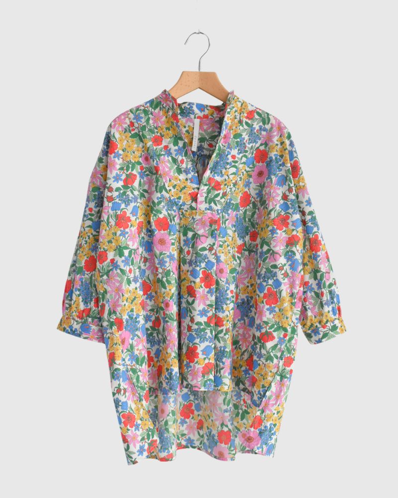 スキッパーシャツ（LIBERTY） ClarabellPink