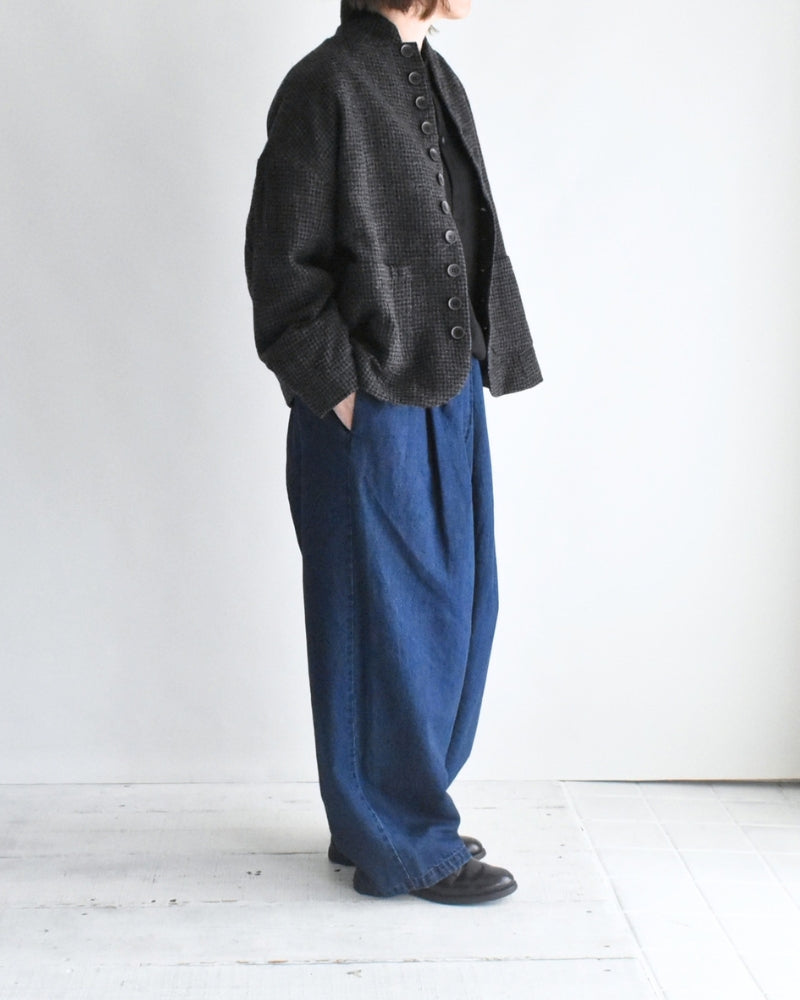 デニムタックパンツ StoneWash