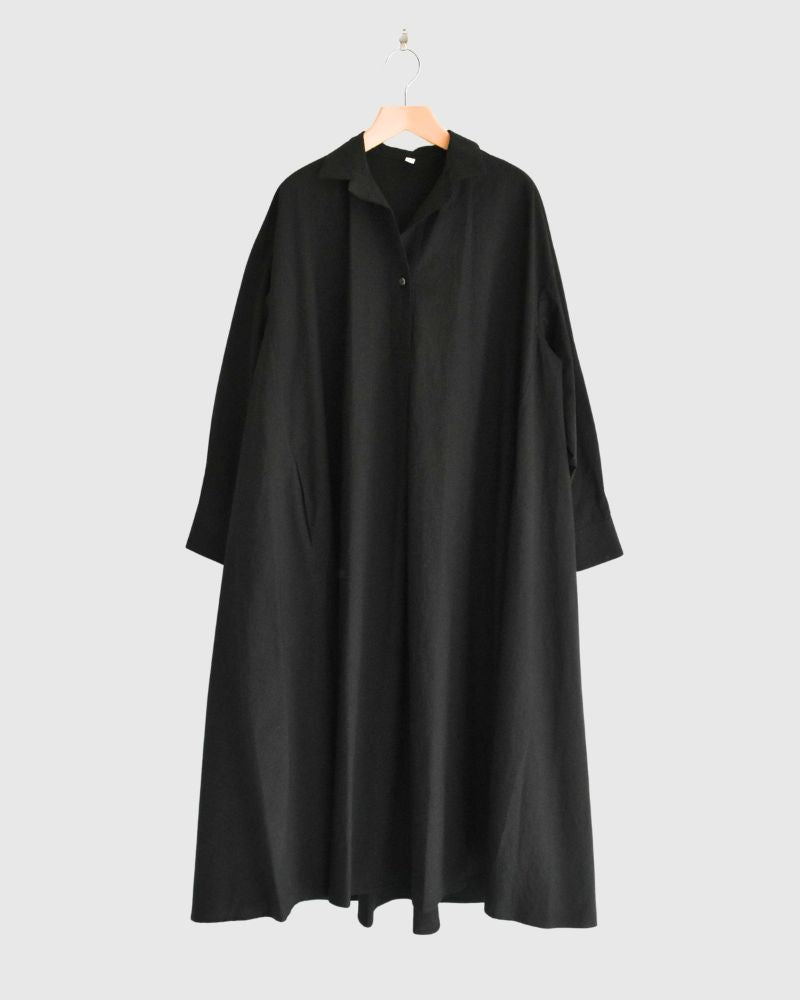 スキッパーフレアドレス Black