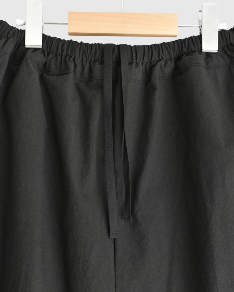 ヴィンテージコットン オーバルパンツ Black