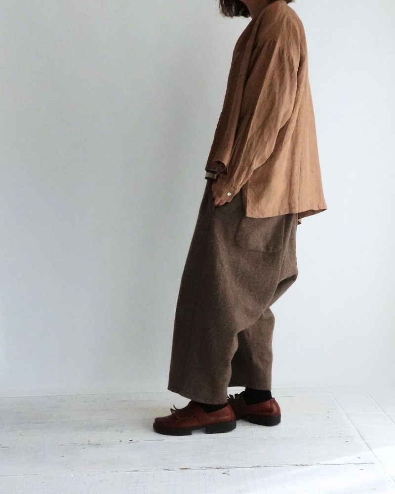 ウールパンツ Brown