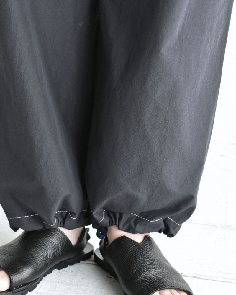 HAKAMA-W タックイージーパンツ Navy