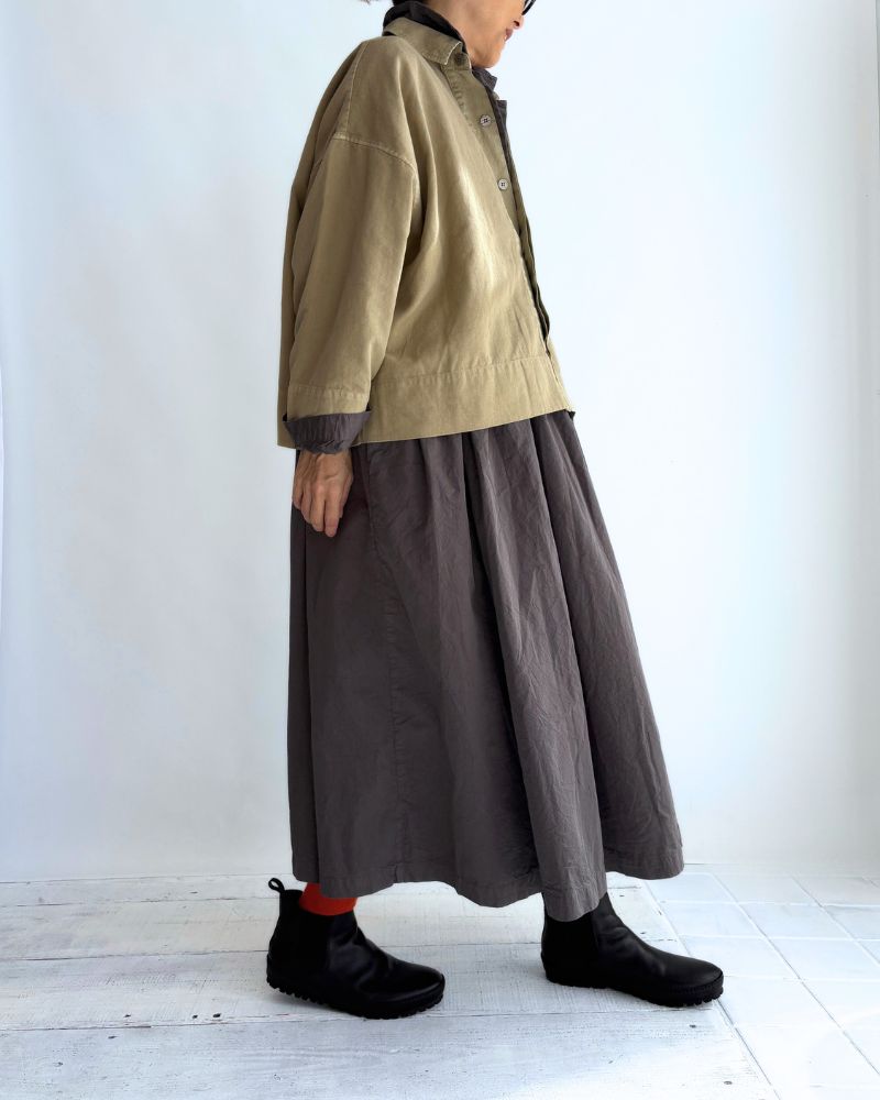 ソフトツイルシャツ Beige