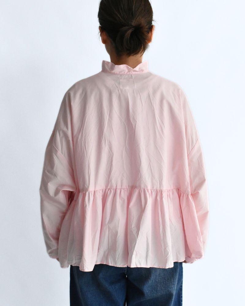 バックギャザーブラウス Pink