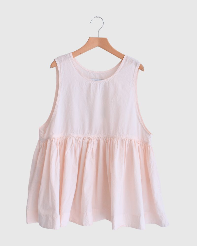 ノースリーブギャザートップス Pink