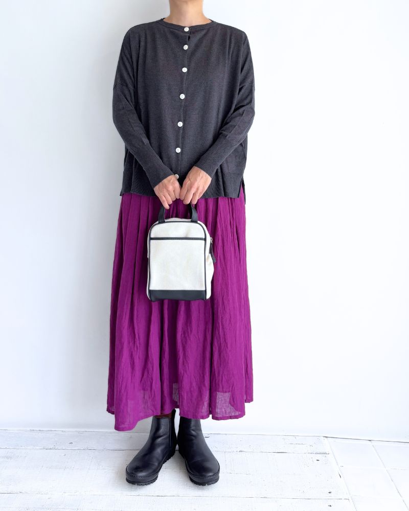 5COL 2WAY カーディガン CharcoalGray