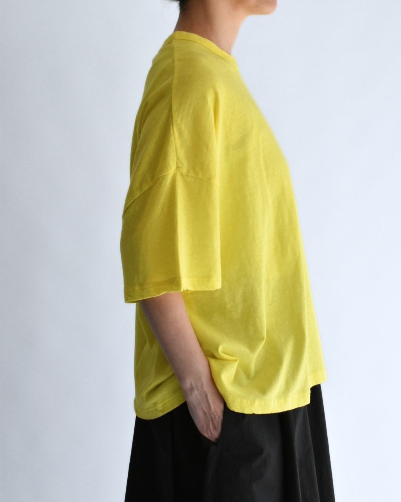 ワイドTシャツ Yellow