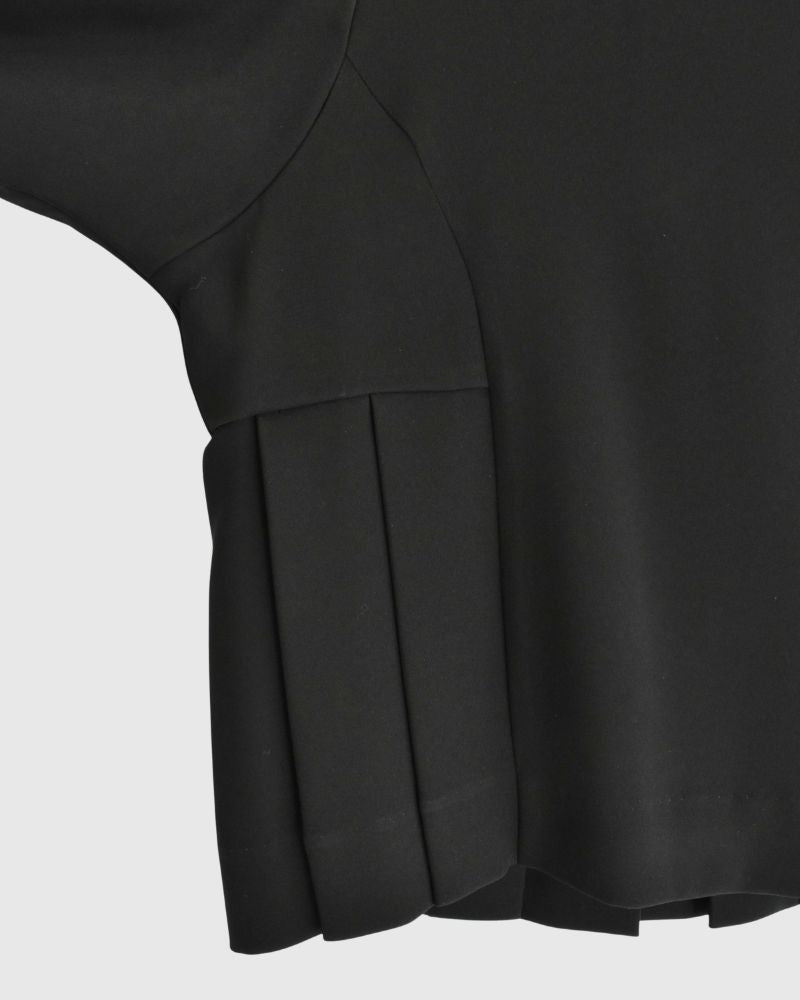 プリーツプルオーバー Black