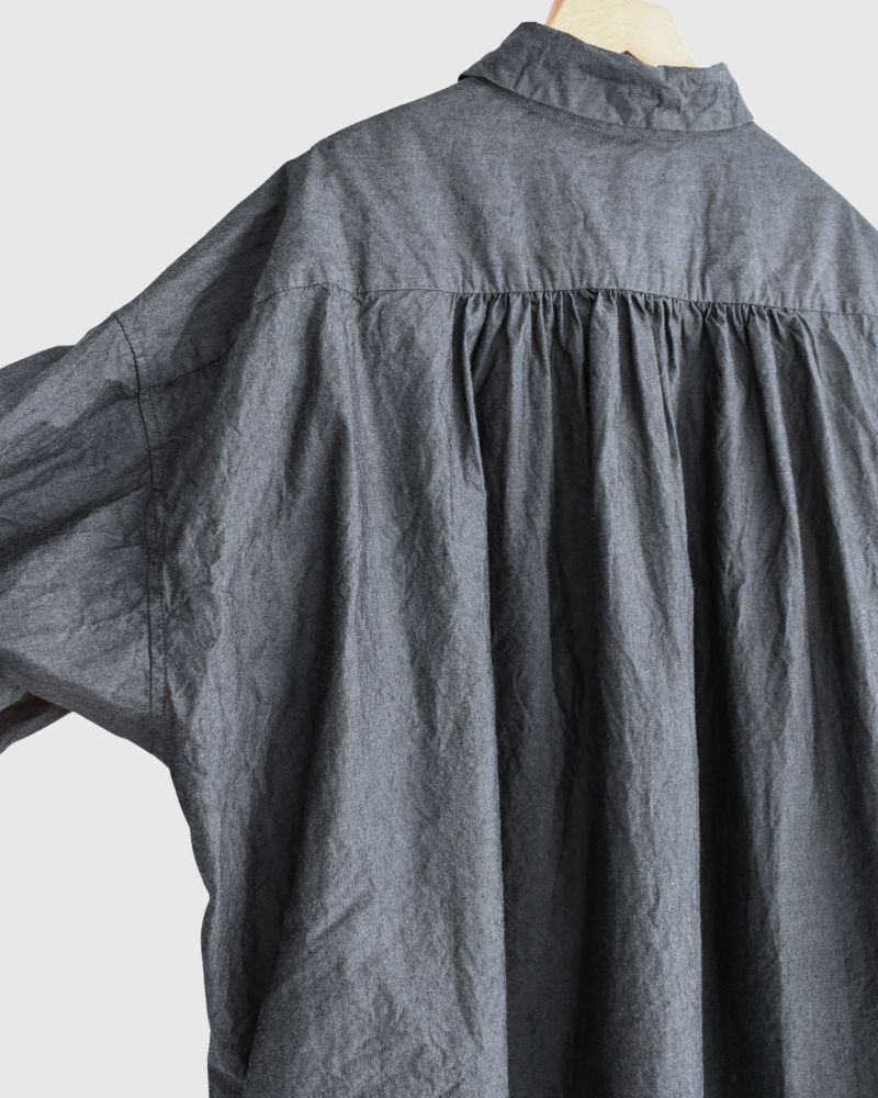 タイムレスロングシャツ Indigo