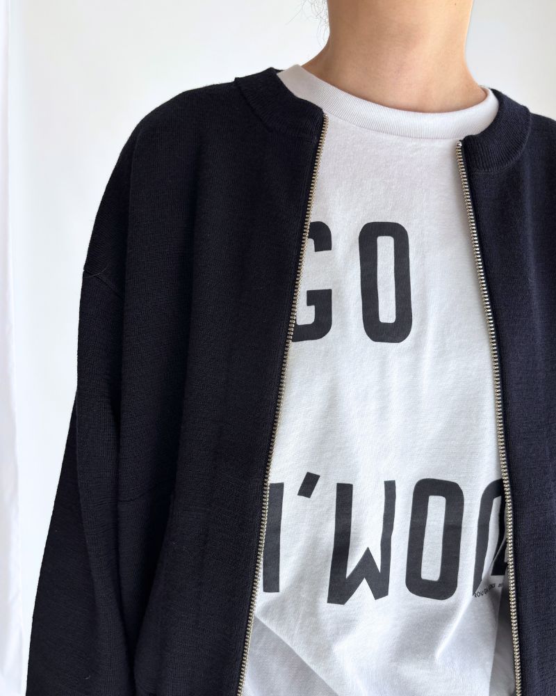 メリノジップライナージャケット Navy