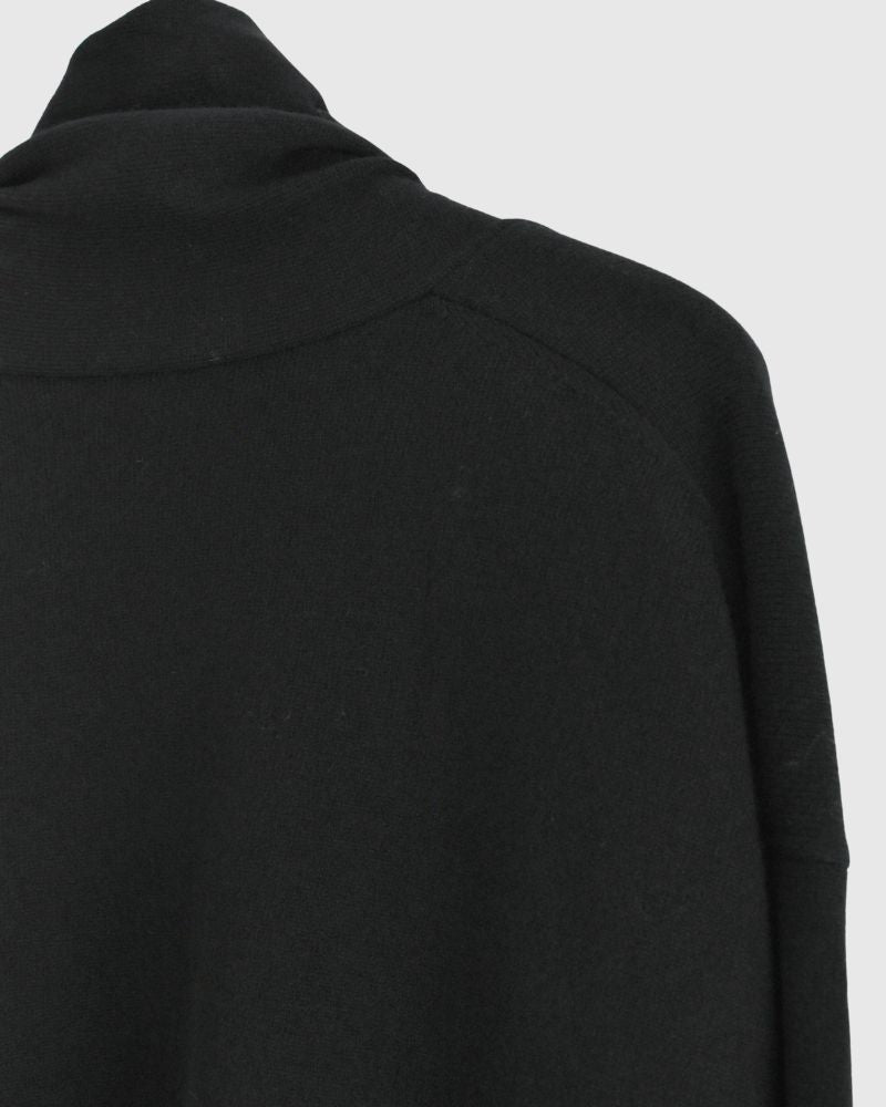 ショールカーディガン Black