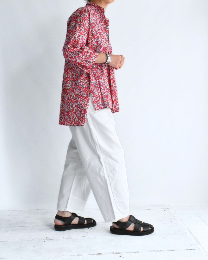スキッパーシャツ（LIBERTY） WiltshireRed