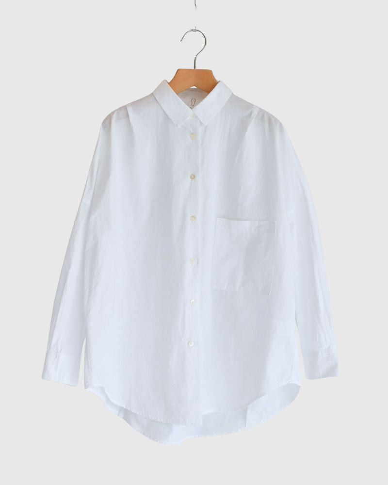 タックコクーンシャツ White