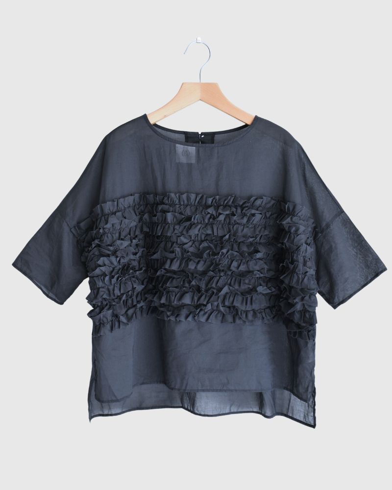 ビサイドフリルプルオーバー Navy
