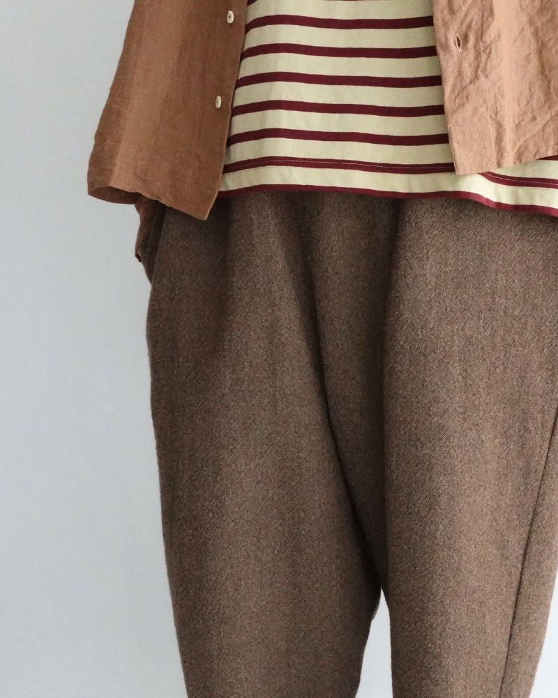 ウールパンツ Brown