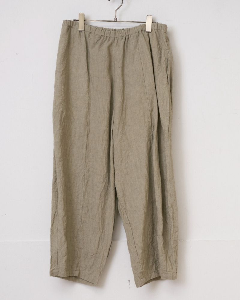 【予約】MS/F G1184 40/リネン チャーリーパンツ（6月初旬 - 6月中旬）
