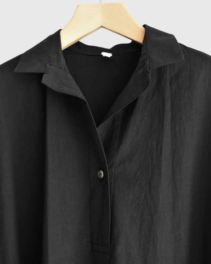 スキッパーフレアドレス Black