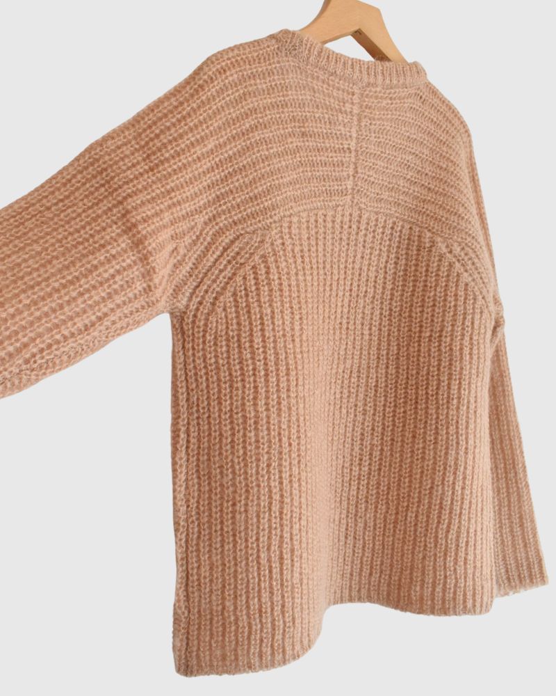 モヘアプルオーバー PinkBeige