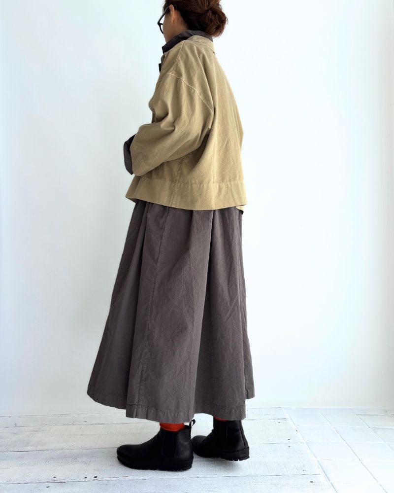 ソフトツイルシャツ Beige