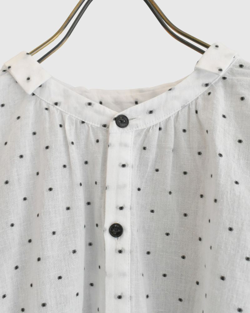 【予約】S/S TT189 カットボイルと杢カットソーのコンビシャツ（2月）