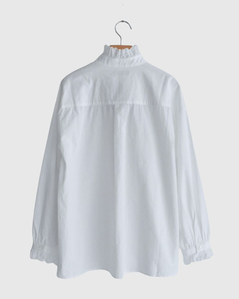 ヴィンテージレースブラウス White