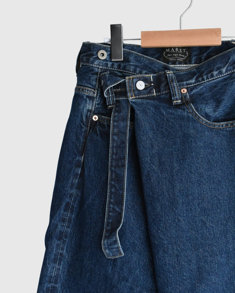 セルビッチデニムアシタックパンツ Blue