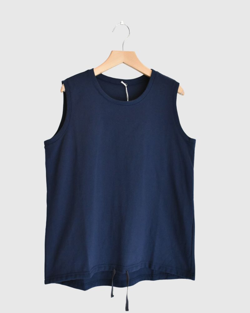 ノースリーブ ドロストTシャツ Navy