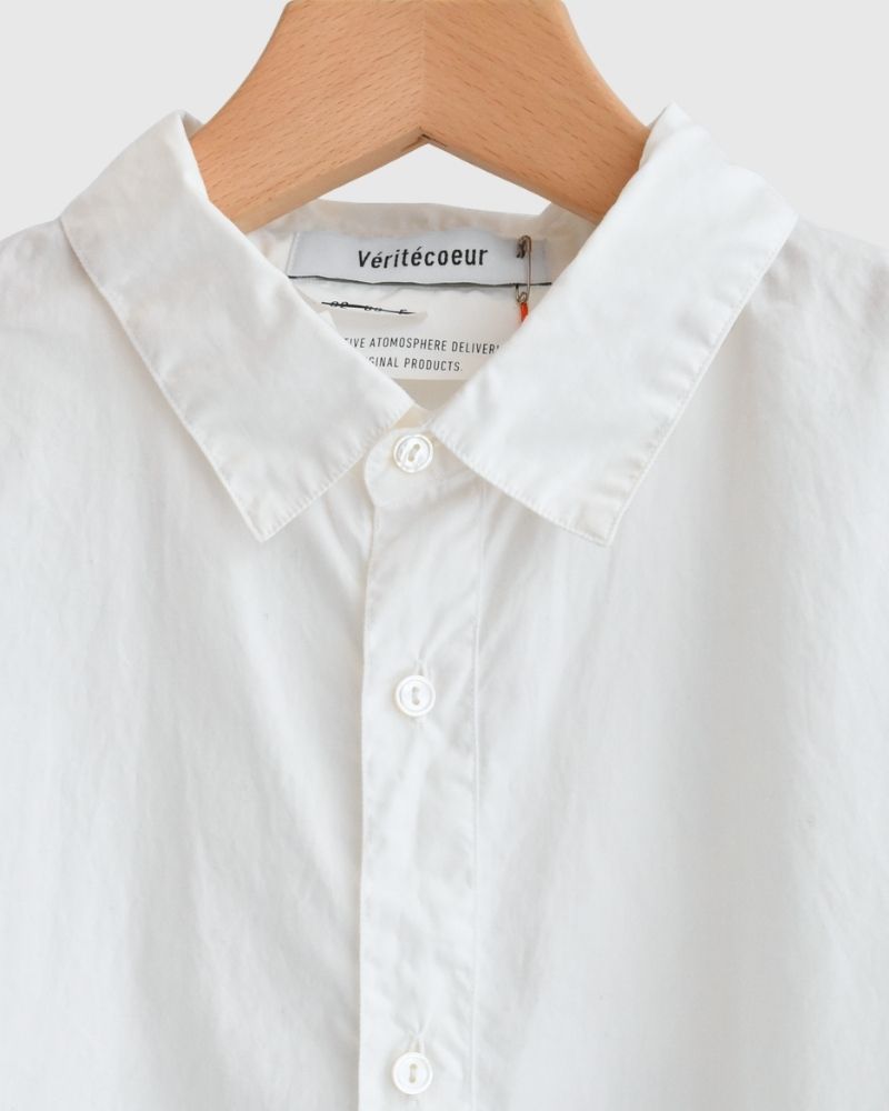 ユニセックス ハーフスリーブ シャツ White